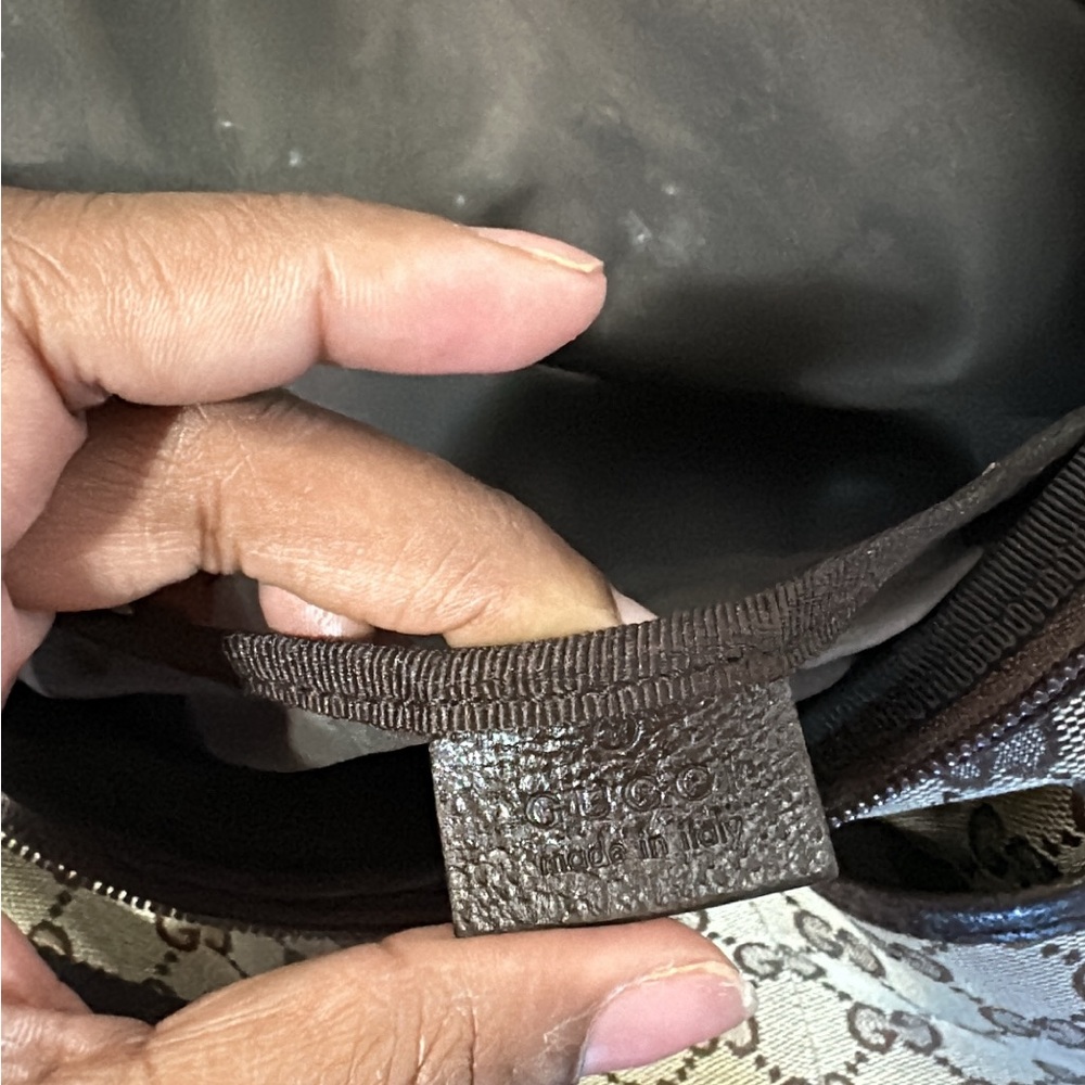 Authentic Gucci Diaper Bag, Used